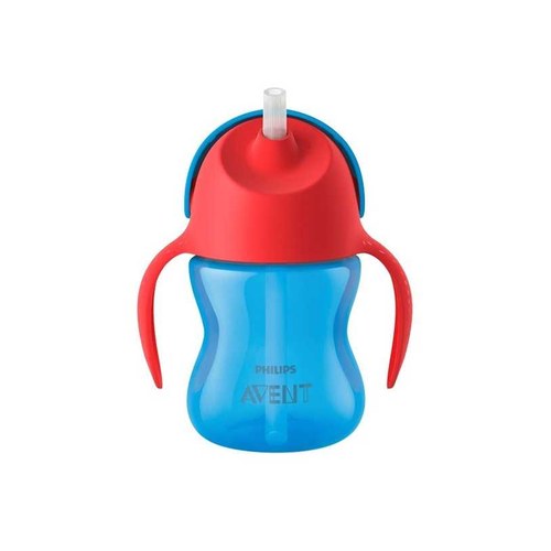 AVENT TASSES A PAILLE 200 ML / 7OZ 9M+ BLEU - SCF796/01