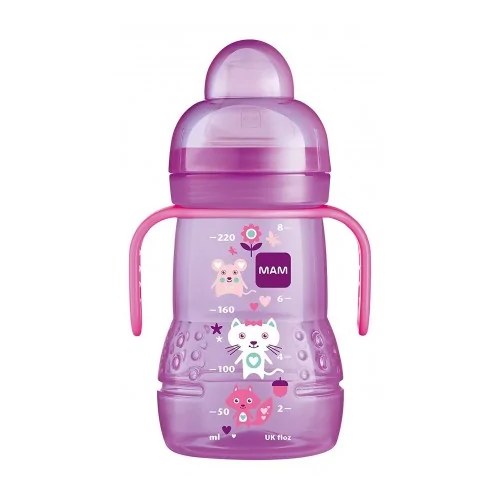 MAM tasse trainer Rose 4mois+ 220 ml