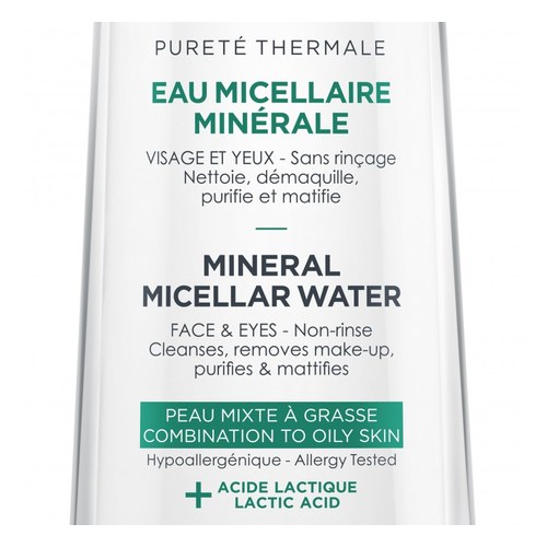 VICHY PURETE THERMALE EAU MICELLAIRE MINERALE PEAU MIXTE A GRASSE 200ML