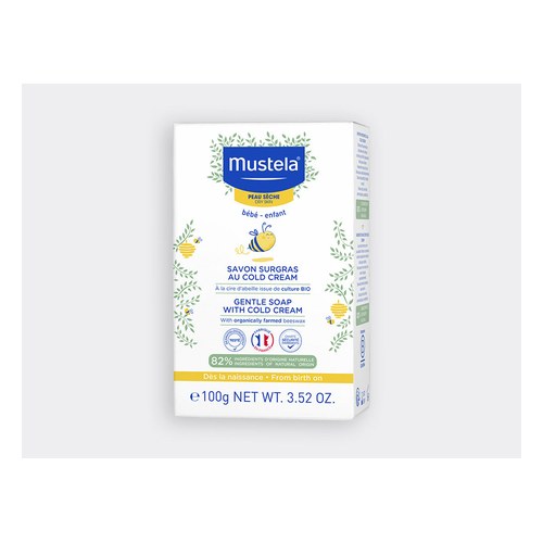 MUSTELA SAVON BEBE SURGRAS AU COLD CREAM 100 g Nutri-Protecteur