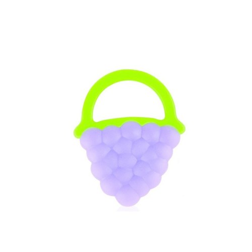 BÉBÉDOR ANNEAU DE DENTITION FRUITS EN SILICONE VIOLET  - 513