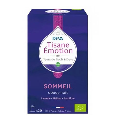 DEVA Tisane Emotion Sommeil Douce Nuit 20 Sachets
