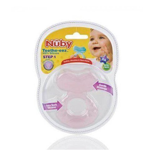 Nuby Anneau de dentition forme de poisson 3 mois, avec boite de rangement Réf : ID630