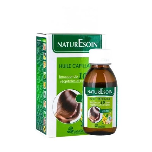 NATURE SOIN Huile Capillaire 10-Tous types de cheveux 125ml