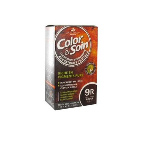 LES 3 CHENES Color & Soin Coloration permanente Extraits végétaux 9R rouge feu