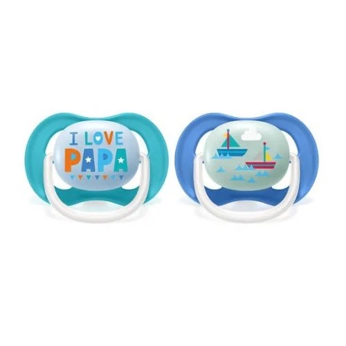AVENT SUCETTE ULTRA AIR HAPPY 6-18 MOIS SCF080/03