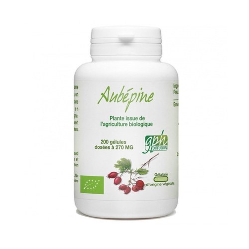 GPH DIFFUSION AUBEPINE BIO 200 gelules