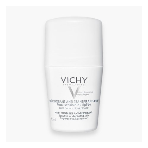 VICHY DEODORANT ANTI-TRANSPIRANT 48H ROLL-ON 50ml PEAU SENSIBLE OU ÉPILÉE