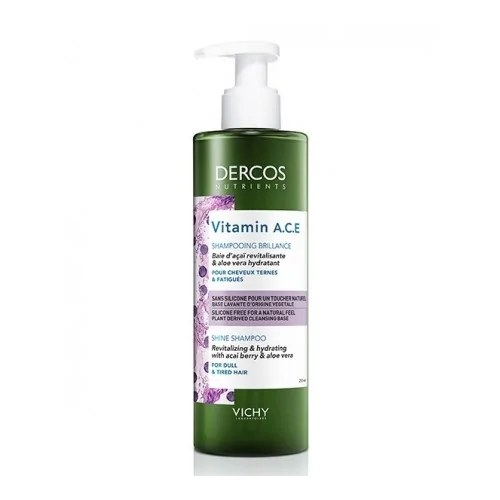 VICHY DERCOS NUTRIENTS SHAMPOOING VITAMIN A.C.E 250ML
