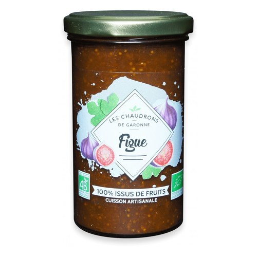 Les Chaudrons de Garonne Préparation 100% Fruits Figue 275g