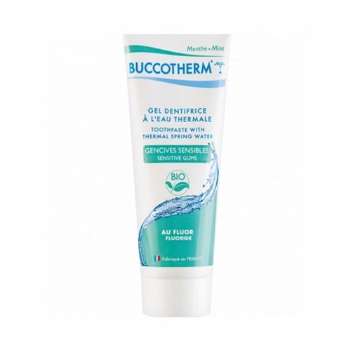 BUCCOTHERM GEL DENTIFRICE GENCIVES SENSIBLES SANS FLUOR CERTIFIÉ BIO 75ML
