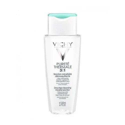 VICHY PURETE THERMALE SOLUTION MICELLAIRE 3EN1DÉMAQUILLANTE 200ML
