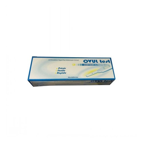 OVUL TEST D'OVULATION ONE STEP LOT DE 5 TESTS