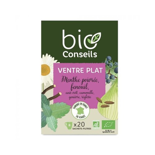BIO CONSEILS TISANE BIO - INFUSION VENTRE PLAT