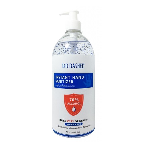 DR RASHEL DESINFECTANT INSTANT HAND SANITIZER Gel 75% ALCOHOL 1L