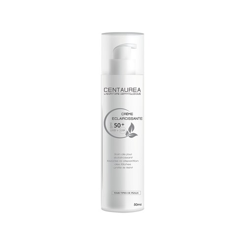 Centaurea Creme Eclaircissante spf50+ 50ml