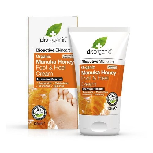 DR.ORGANIC CRÈME PIEDS AU MIEL DE MANUKA 125 ML