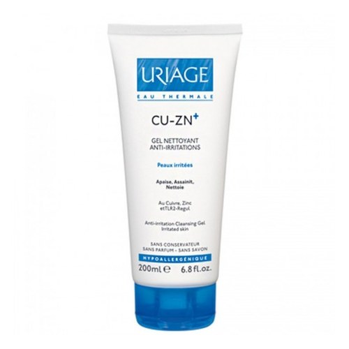 URIAGE CU-ZN+ GEL NETTOYANT ANTI-IRRITATIONS 200ml Peaux Irritées