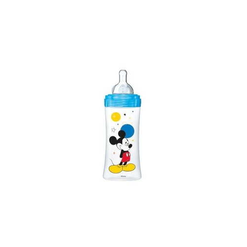 DODIE Biberons initiation+ 330ML MINNIE ROSE +6 M TET RONDE 3 VIT D3