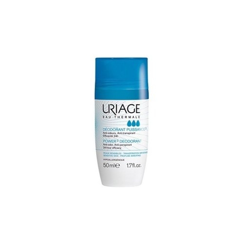 URIAGE DEODORANT PUISSANCE 3 ROLL ON PEAUX SENSIBLES 50ML