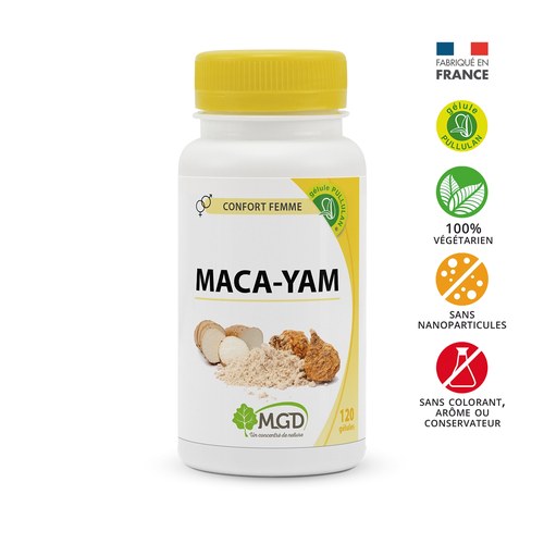 MGD NATURE maca yam 120 gelules