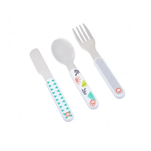BÉBÉ CONFORT  3 COUVERTS EN METAL - JUNGLE VIBES 8297