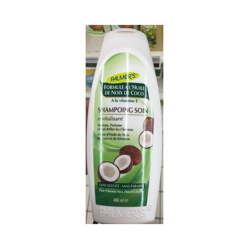 PALMER'S FORMULE À L'HUILE DE NOIX DE COCO SHAMPOING CHEVEUX SECS 400ML