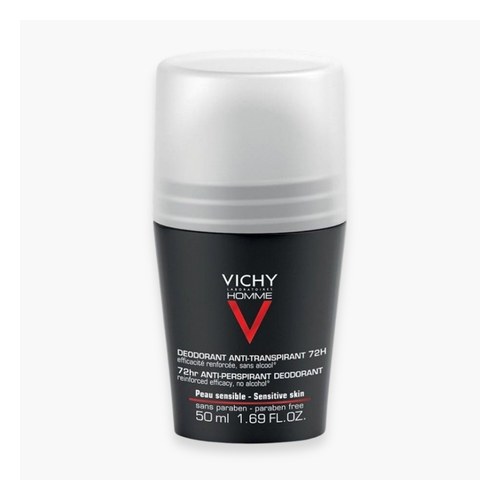 VICHY HOMME DEODORANT ANTI-TRANSPIRANT 72H ROLL-ON 50ml