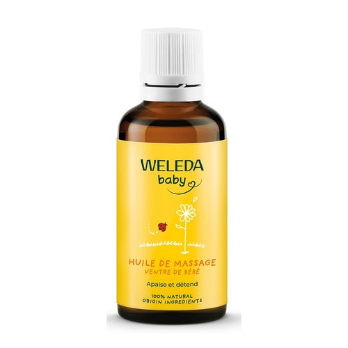 Weleda Huile de Massage Ventre de Bébé bio 50ml