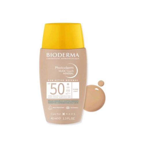bioderma Photoderm NUDE Touch SPF 50+ Teinte Claire