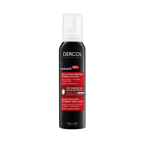 VICHY DERCOS Aminexil Men Mousse Anti-Chute traitement triple action 150ml