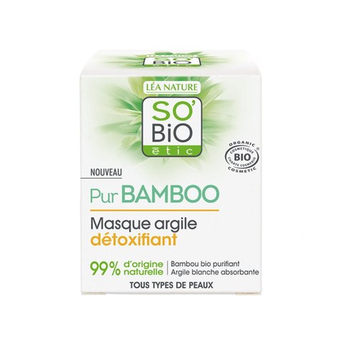 SO BIO MASQUE ARGILE DETOXIFIANT BAMBOO 50 ML
