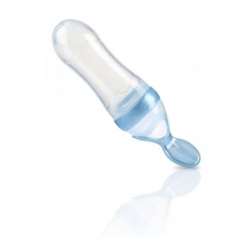 NUBY Biberon cuillère semi-rigde  100 % silicone pour repas liquide (soupe, campotte…)  +3mois NV05001