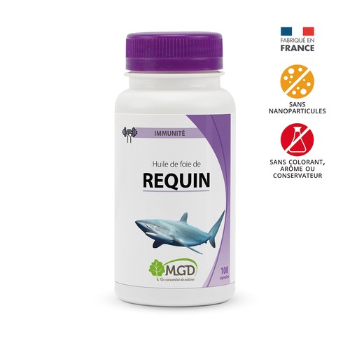 MGD NATURE  huile de foie de requin 100 capsules