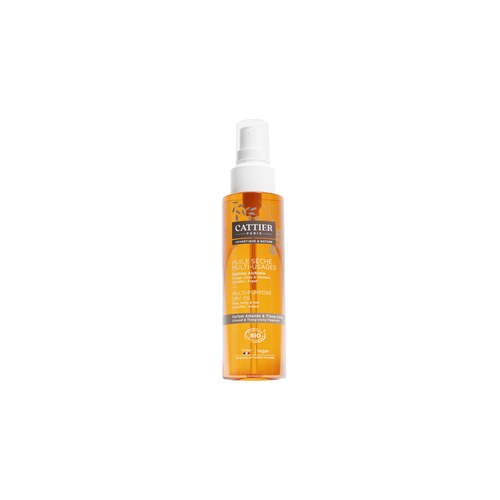 CATTIER Huile Sèche Multi-Usages -  visage - corps - cheveux - 100 ml