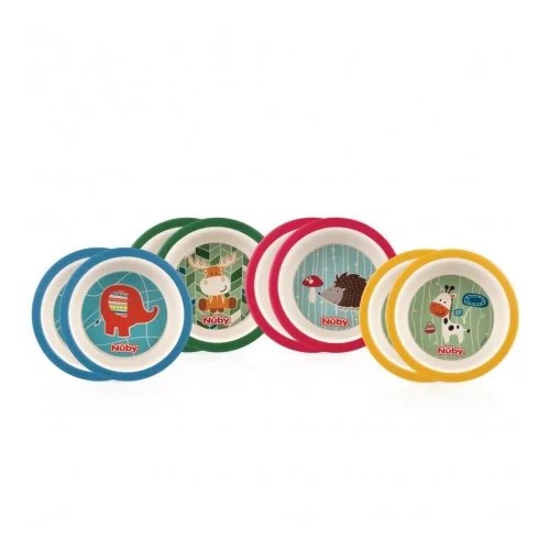 Nûby Collection BAMBOU : 2 Pièces Assiettes Creuses Réf : ID5501