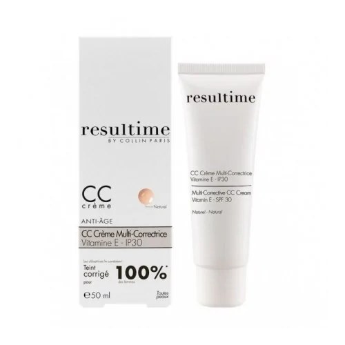 RESULTIME CC Crème Multi-Correctrice Vitamine SPF 30 Naturel