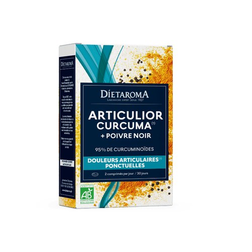Dietaroma curcuma & poivre noir bio - 60 comprimés