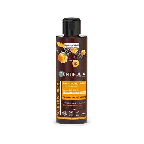 CENTIFOLIA SHAMPOING CRÈME NUTRITION Cheveux Secs Et Abimes 500ml
