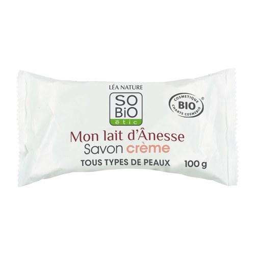 SO BIO SAVON CREME BLOC AU LAIT D'ANESSE 100 G