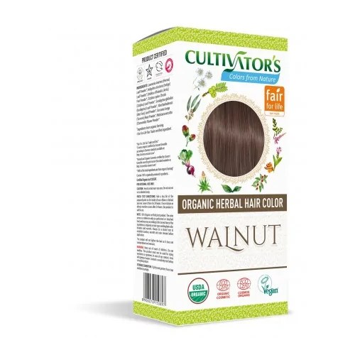 CULTIVATORS ORGANIC HERBAL HIAR COLOR WALNUT