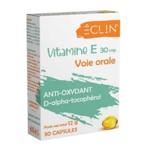 Eclin vitamine-E 30 capsules
