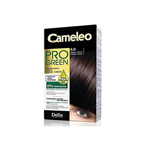 Delia Cosmetics Cameleo Pro Green Hair Colour 4.0 Châtain Moyen