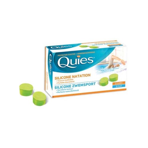 QUIES SILICONE NATATION ADULTE 3 Paires