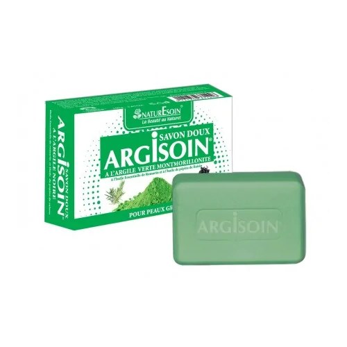 NATURE SOIN ARGISOIN SAVON DOUX A L’ARGILE VERTE 125g