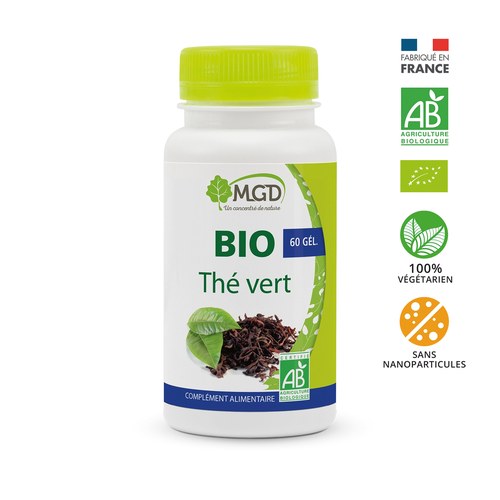 MGD NATURE BIO THÉ VERT 60 GÉLULES