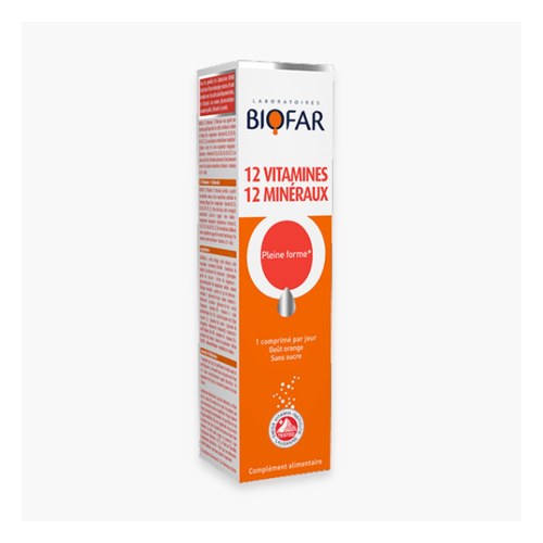 BIOFAR 12 VITAMINES 12 MINERAUX / 20 CPS