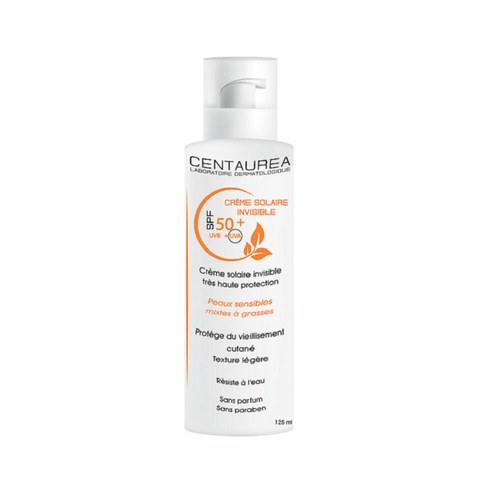 CENTAUREA Crème Solaire Invisible Spf50+ 125ml