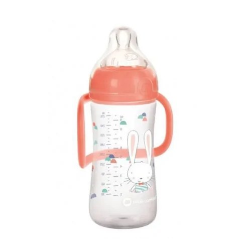 BÉBÉ CONFORT BIBERON  PP EMOTION AVEC POIGNEES 270 ML - CORAIL 8129