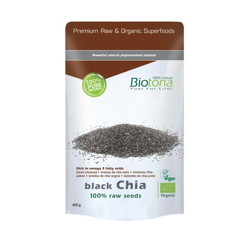 Biotona Graines De Chia Noirs 350g